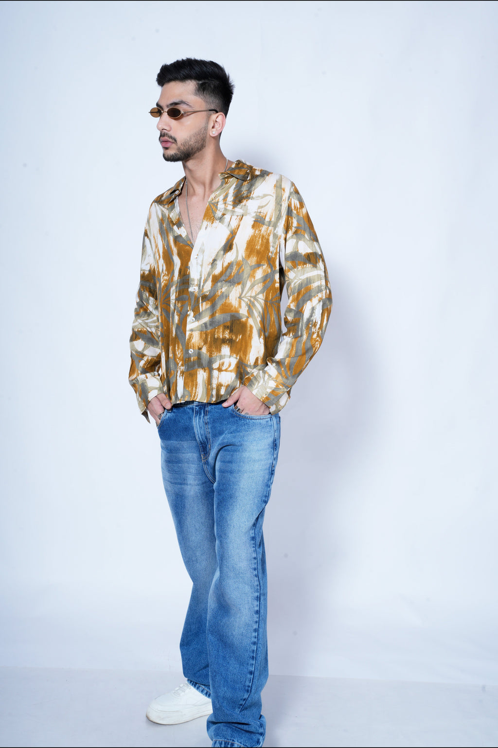 RIWYN Wild Woods Full-Sleeves Print Shirt