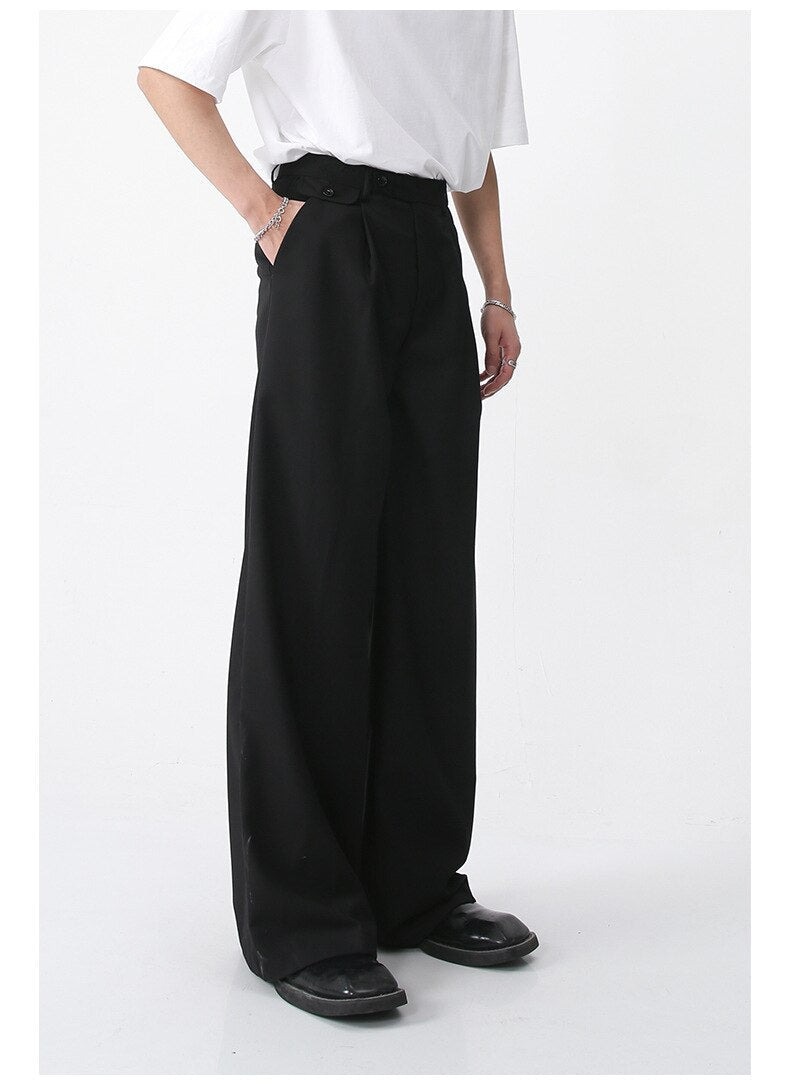 RIWYN Oh So Wide Korean Men Pants