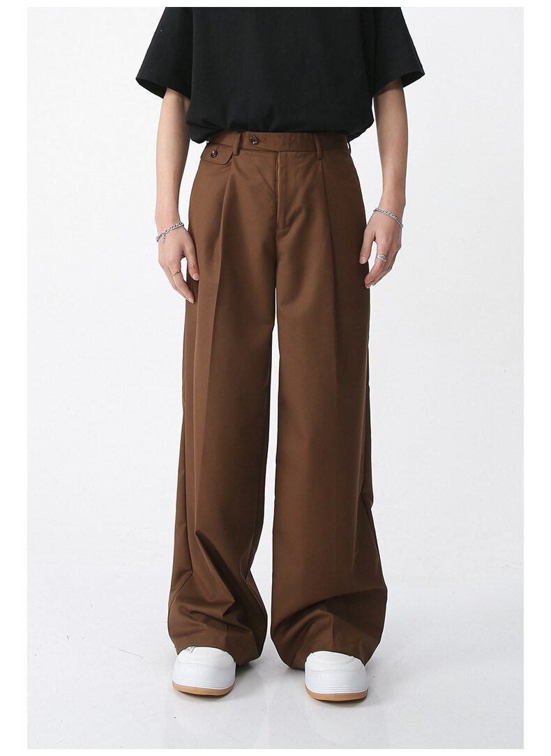 RIWYN Oh So Wide Korean Men Pants