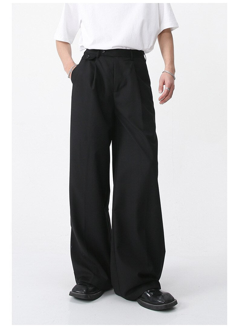 RIWYN Oh So Wide Korean Men Pants