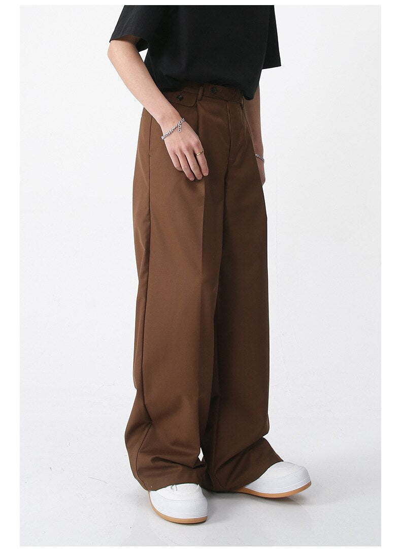 RIWYN Oh So Wide Korean Men Pants