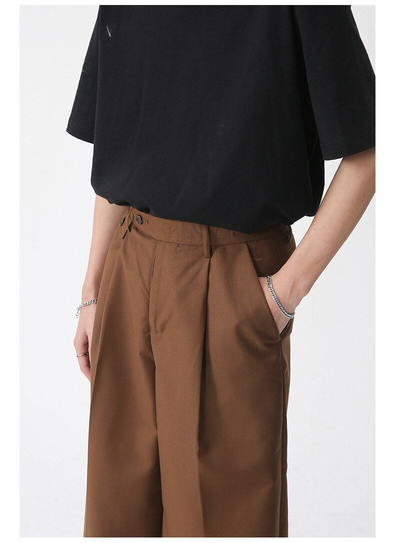 RIWYN Oh So Wide Korean Men Pants