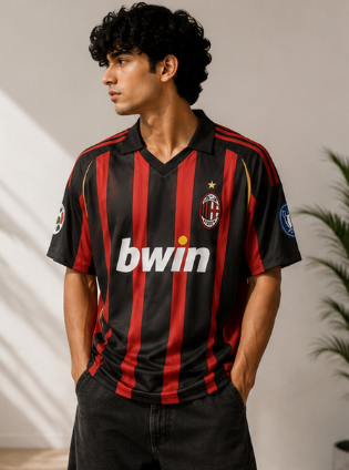 RǏWYÑ Maldini 3 vintage football jersey front view