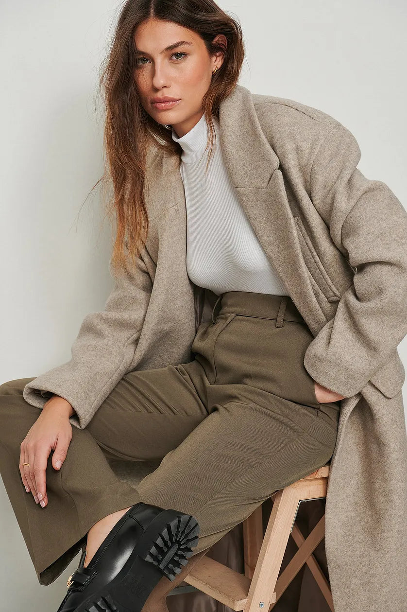 RǏWYÑ | City Girl Mock Neck Half Sleeves Top