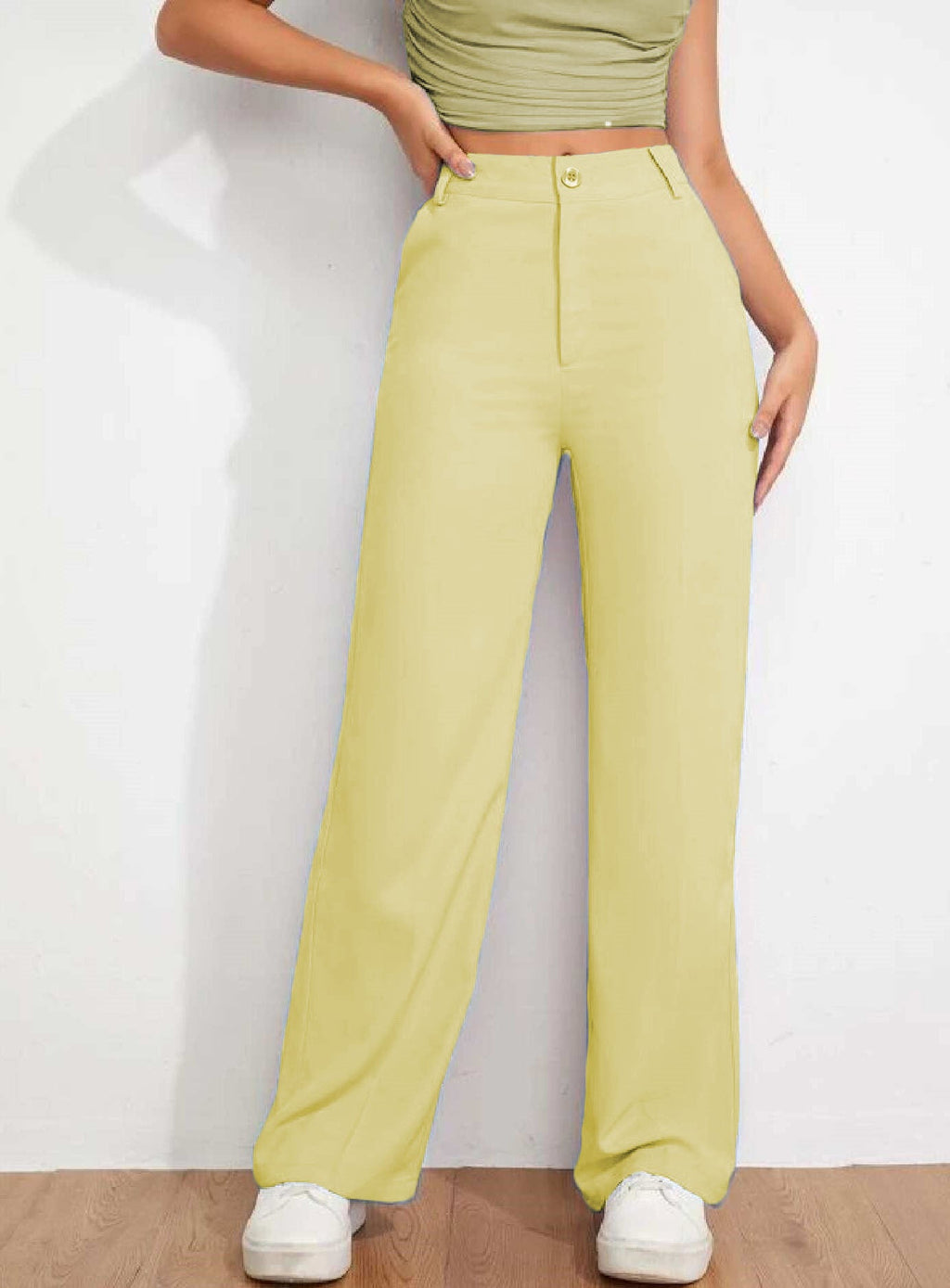 RǏWYÑ | Everyday Straight leg High Waist Pants
